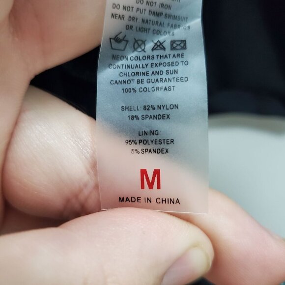 Bower Millet Women's Black Scalloped Top Cut Out Pineapple‎ One Piece Swimsuit M - Picture 4 of 8